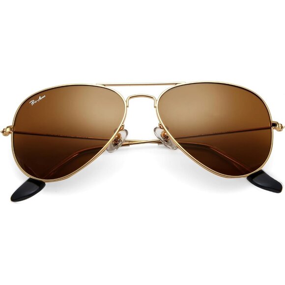 Accessories - Classic Aviator Sunglasses for Women & Men Glass Lens Metal Frame UV400 Driver S